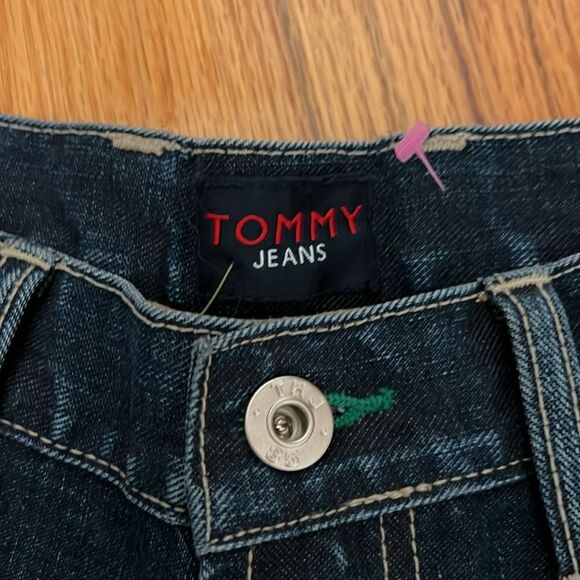 NEW: Rare 🔥 Y2K Tommy Jeans Rancher sz 32 with Patches Vintage year 2000 sample - Picture 9 of 13